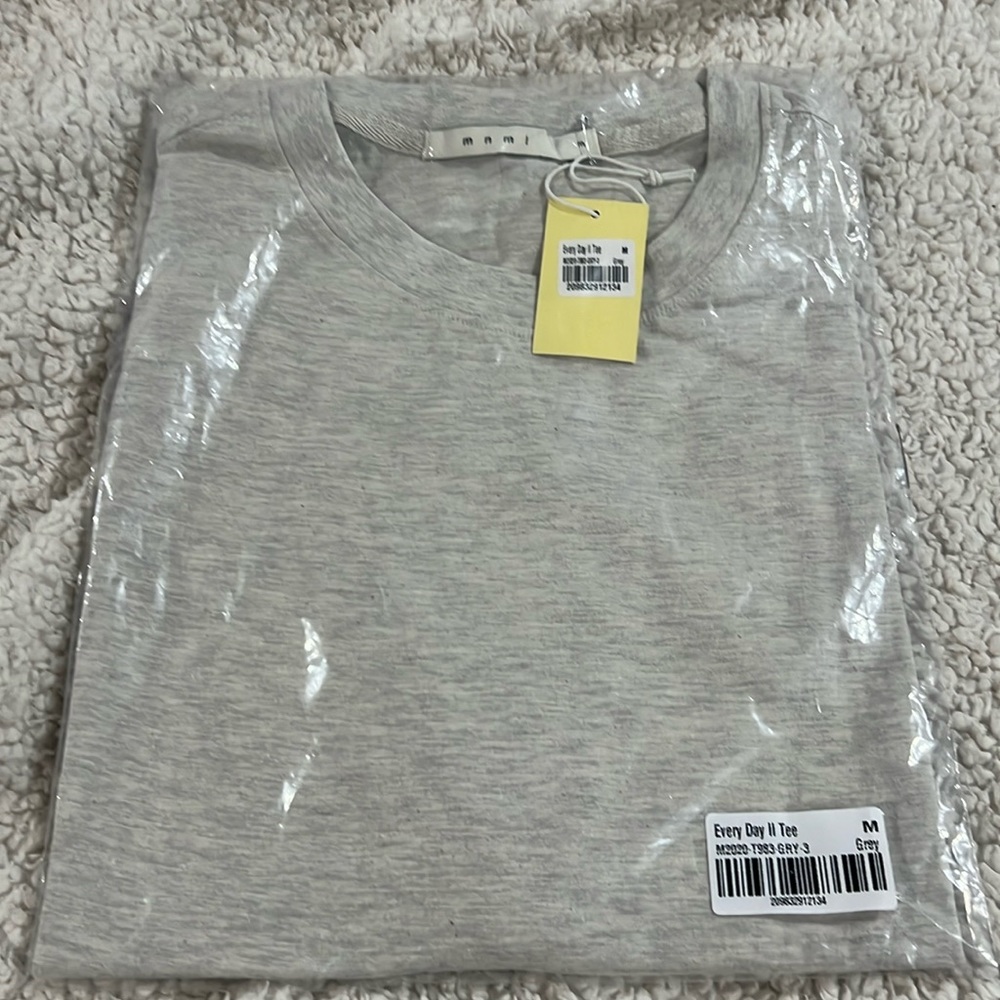 MNML EVERY DAY II TEE, Gray Medium